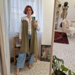 Gilet lungo vintage imperfetto