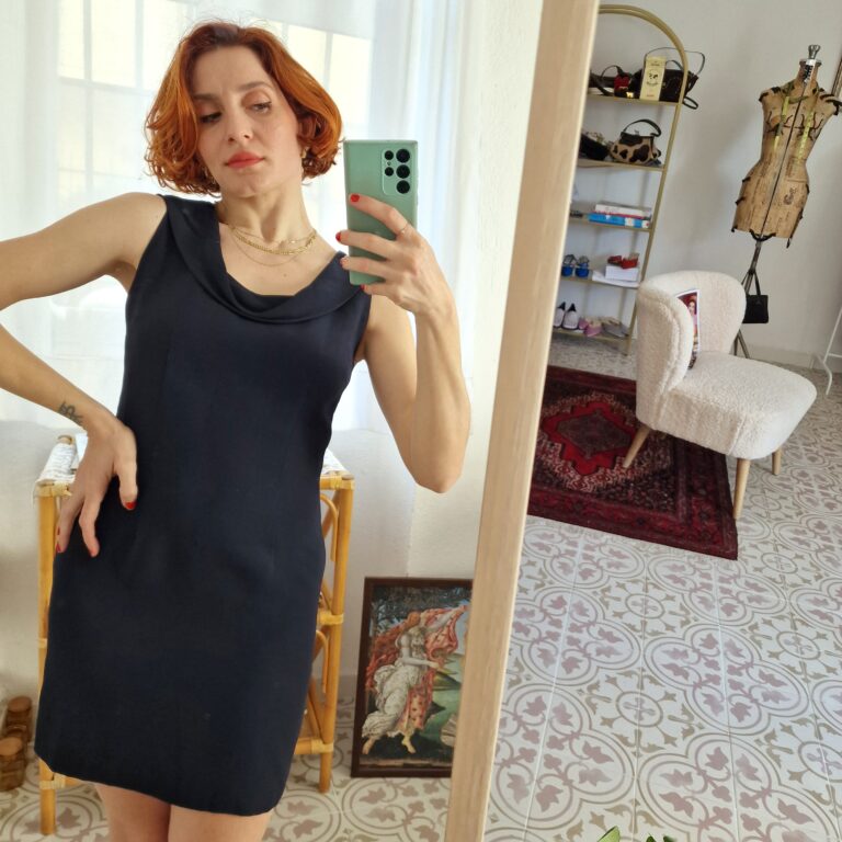 Vintage Little blu dress - immagine 3