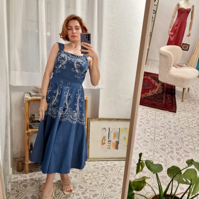 autentico Rare 50's vintage dress - immagine 4