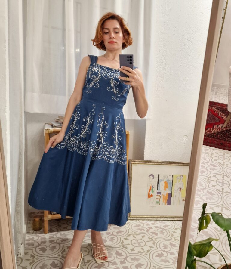 autentico Rare 50's vintage dress - immagine 2