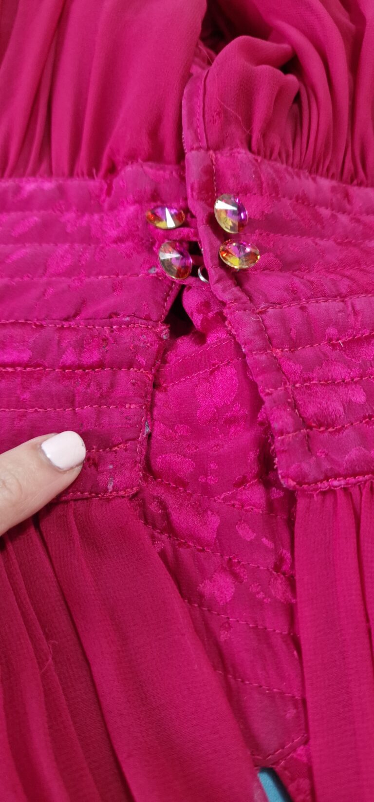 Prezioso Abito vintage chiffon Seta - immagine 14