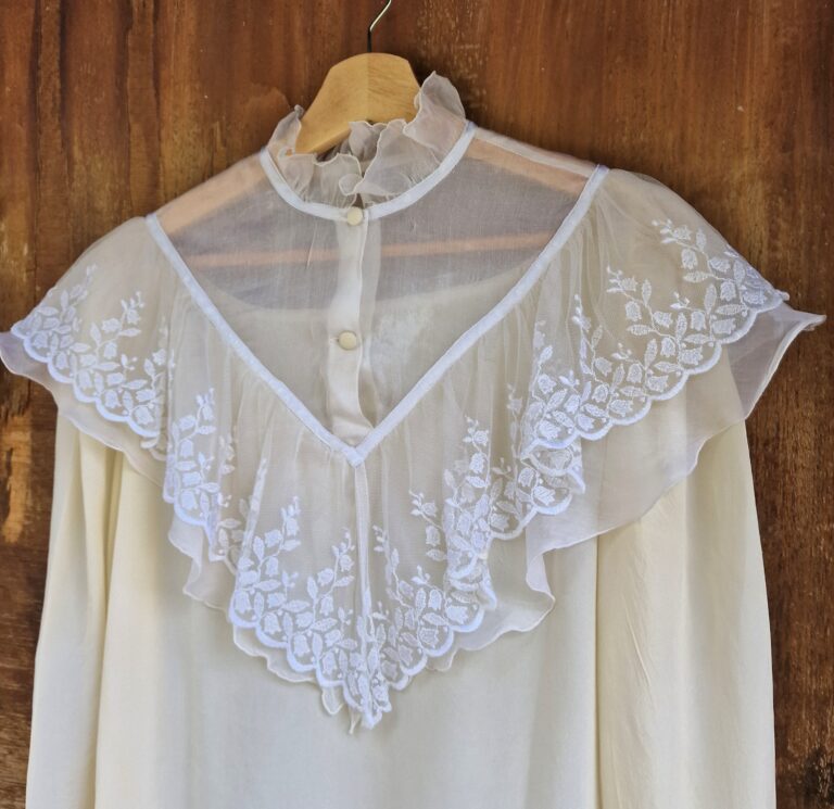 Camicia Vintage Charlotte Organza e Seta - immagine 3