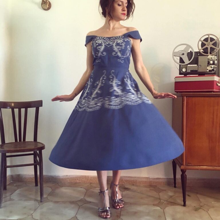 autentico Rare 50's vintage dress - immagine 8