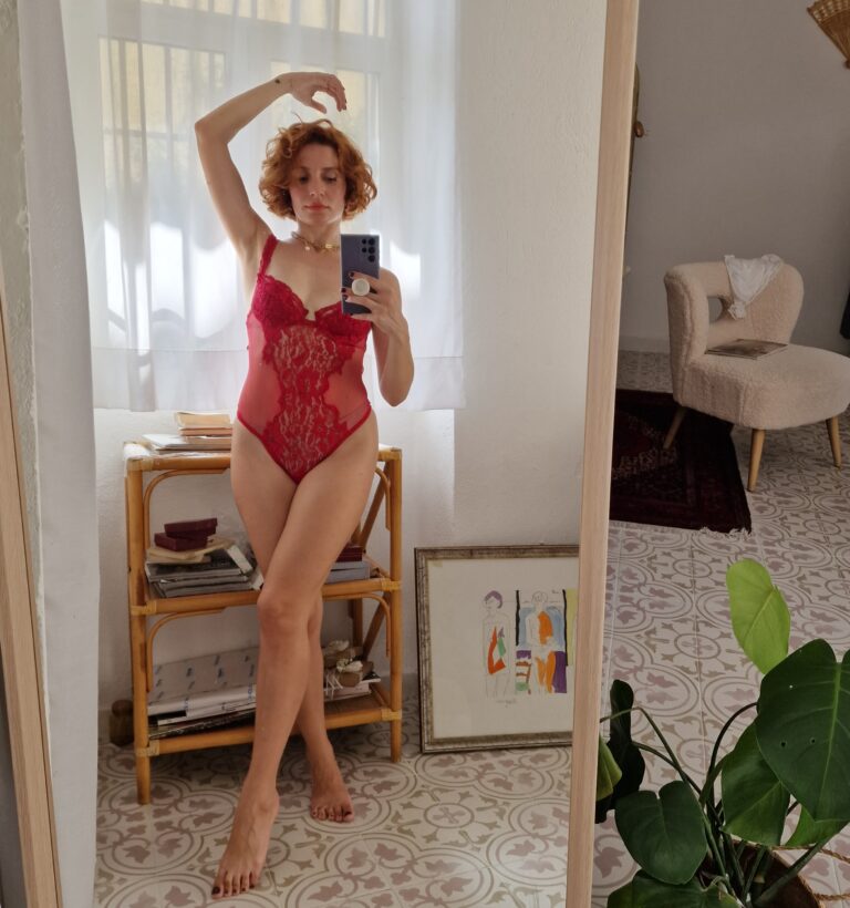 Body rosso pizzo Marvel by La Perla - immagine 3