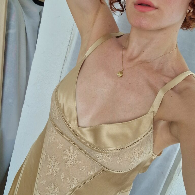 Abito oro e pizzo By La Perla prima linea - immagine 5