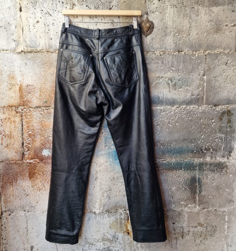 Pantaloni real leather Black - immagine 6