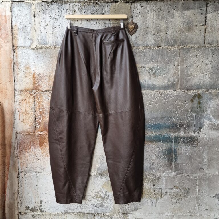 Pantaloni vintage pelle Luciano Soprani - immagine 3