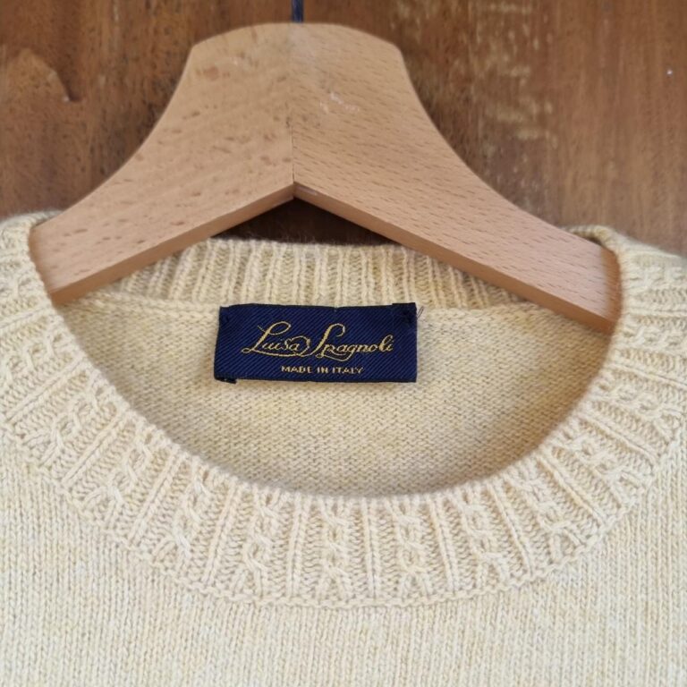 Maglione crema al limone by Luisa Spagnoli - immagine 2