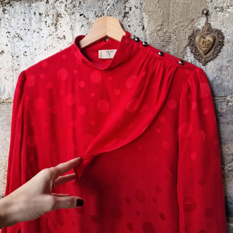 Valentino vintage silk blouse - immagine 5