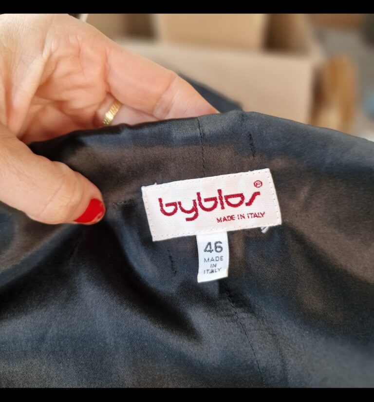 Giacca camicia vintage velluto e Seta by Byblos - immagine 3