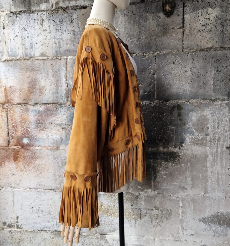 Moschino vintage suede fringe jacket - immagine 9