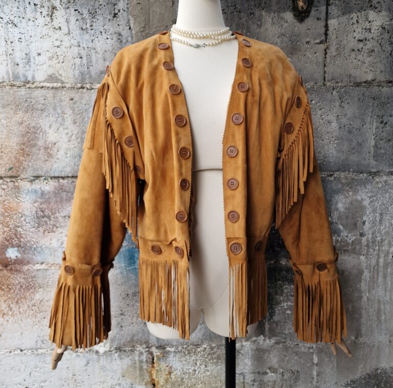 Moschino vintage suede fringe jacket - immagine 10