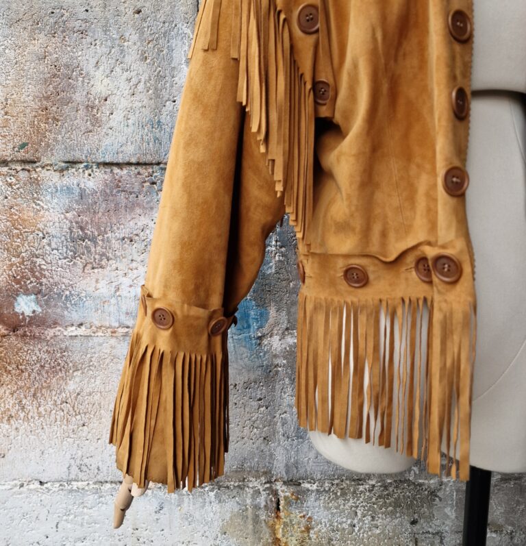 Moschino vintage suede fringe jacket - immagine 11