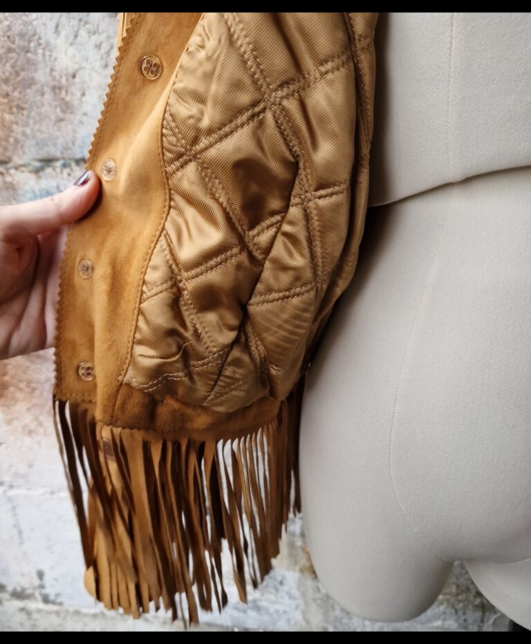 Moschino vintage suede fringe jacket - immagine 15