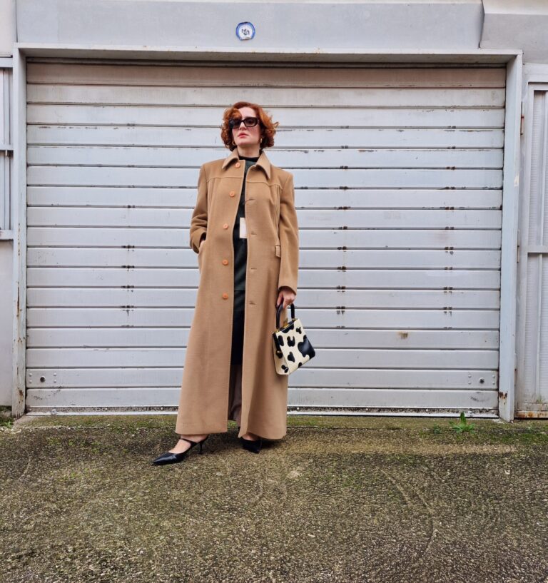 Camel vintage coat