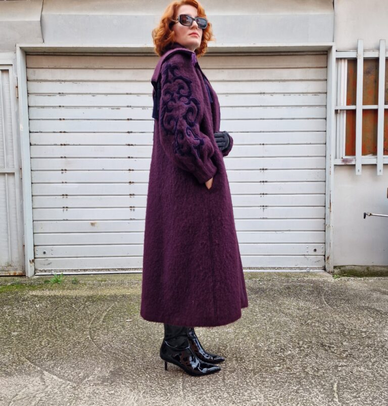 Escada vintage coat prugna - immagine 3