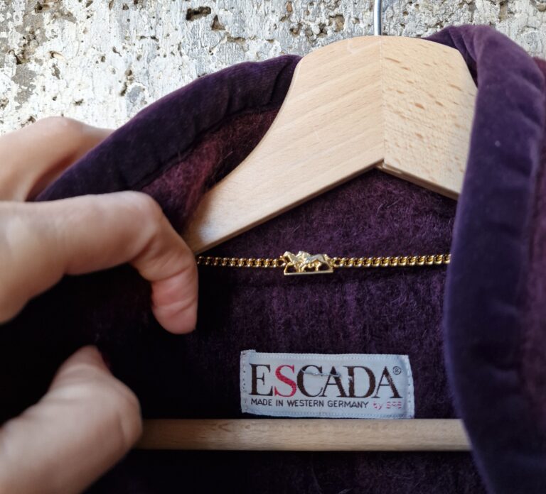 Escada vintage coat prugna - immagine 17