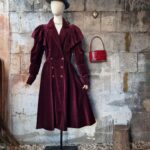 Roccobarocco vintage Victorian coat Burgundy