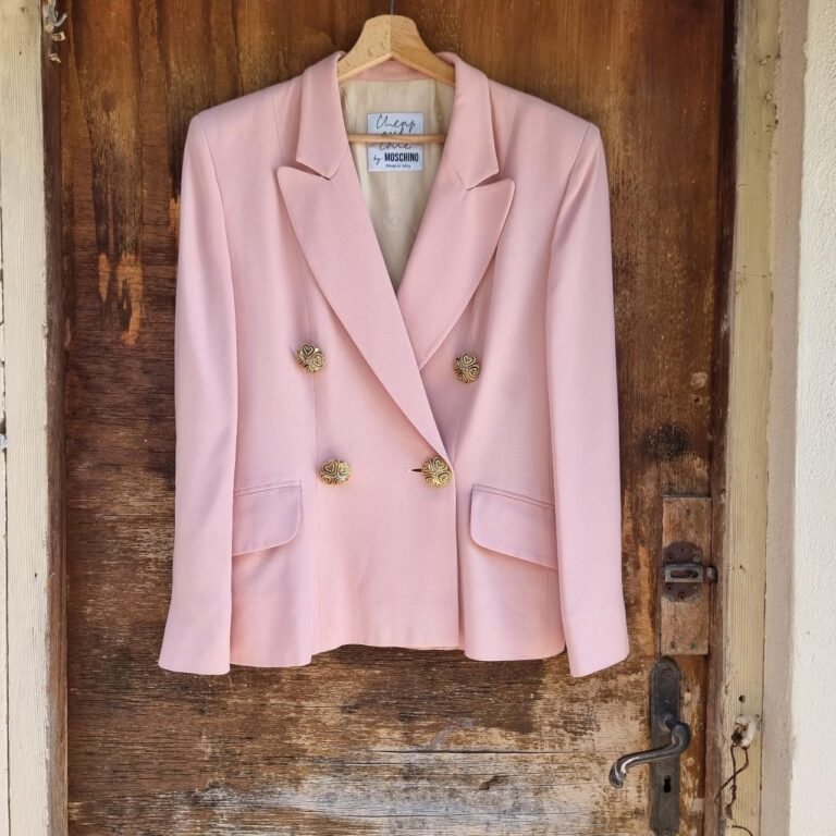 Moschino vintage tailleur rosa - immagine 2