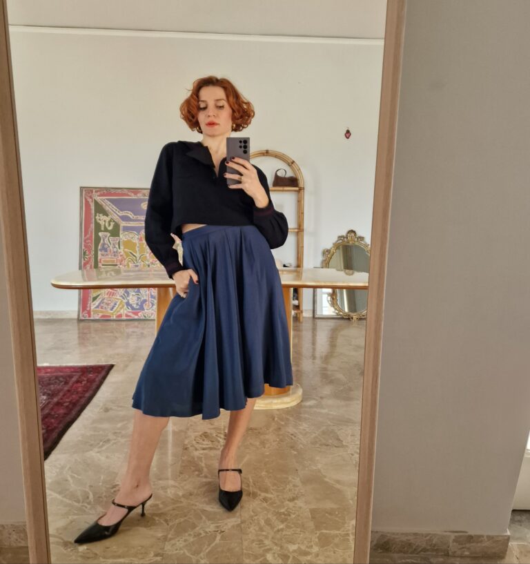 Christian Dior vintage Pura Seta skirt - immagine 6