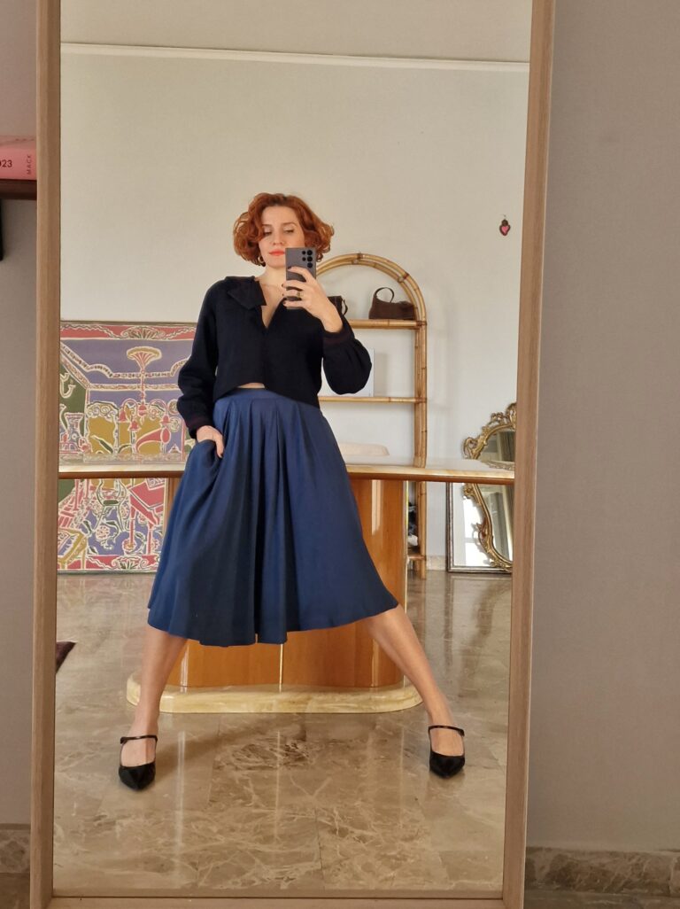 Christian Dior vintage Pura Seta skirt