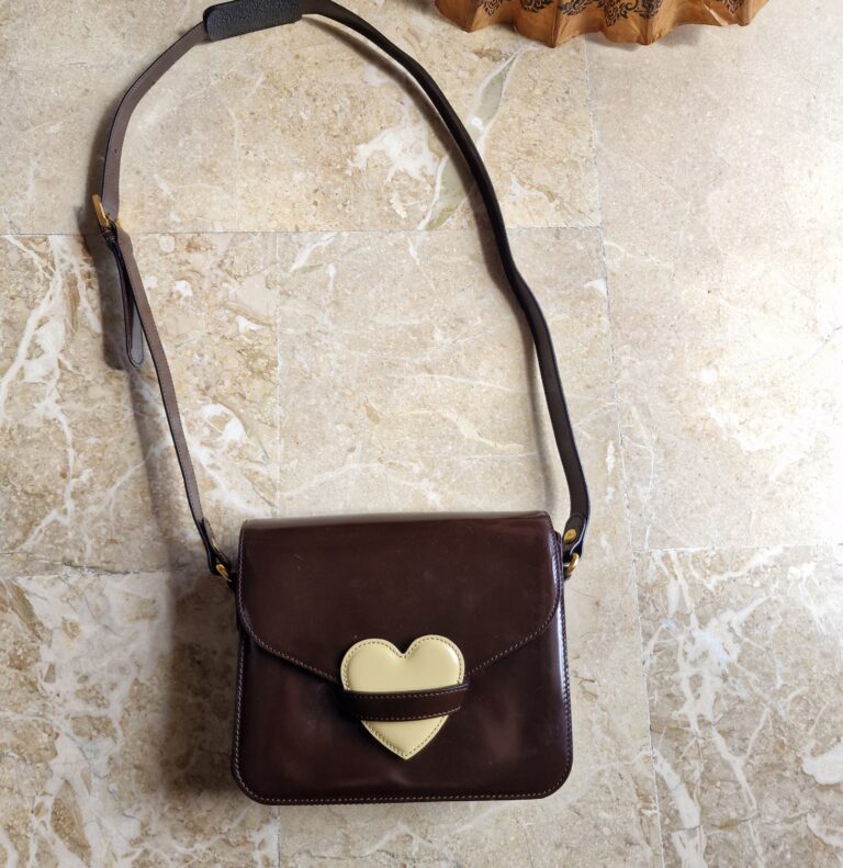 MOSCHINO vintage lettera heart bag - immagine 2