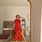 Abito qipao rosso