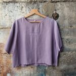 blusa lilac vintage by Moschino