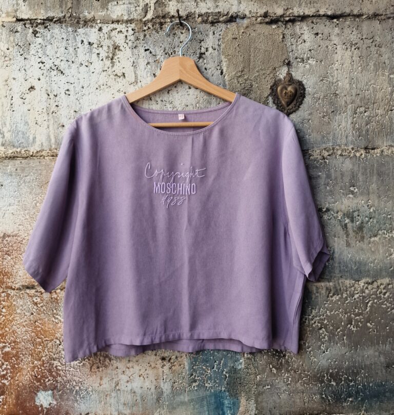 blusa lilac vintage by Moschino