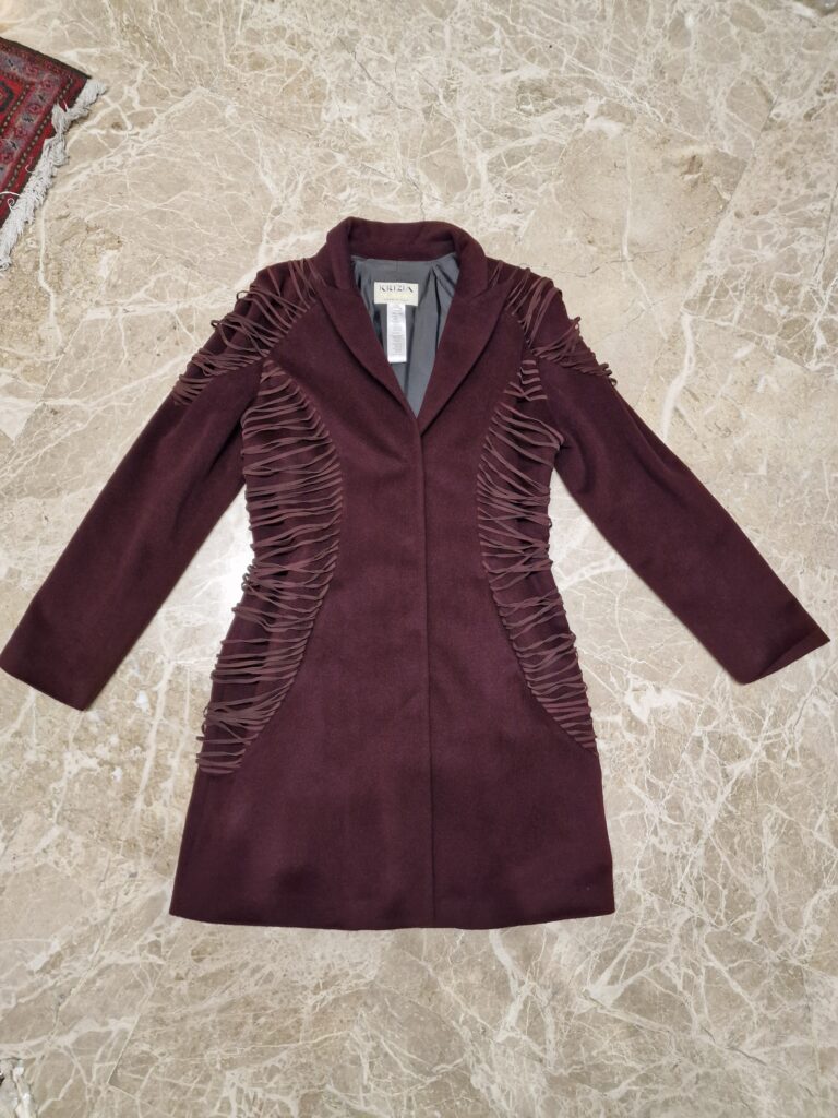 Cappotto by Krizia color nettare di vino - immagine 8